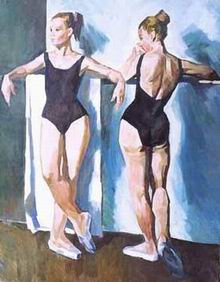 Character A oil painting