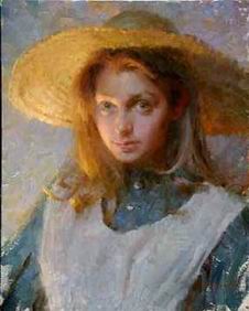 Character A oil painting