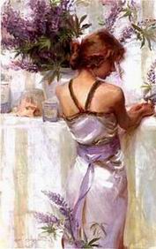 Character A oil painting