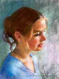 Character A oil painting