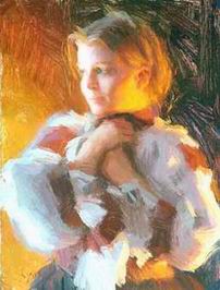 Character A oil painting