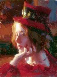 Character A oil painting