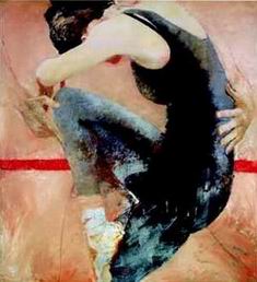 Character A oil painting