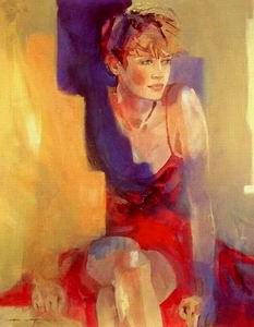 Character A oil painting