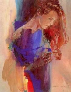 Character A oil painting