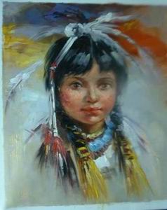 Character A oil painting