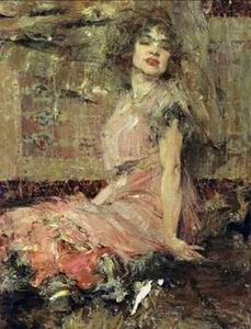 Character A oil painting