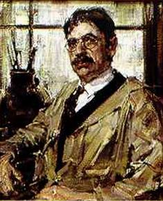 Character A oil painting