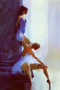 Character A oil painting