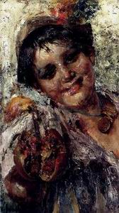 Character A oil painting