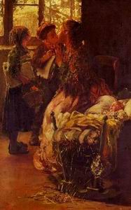 Character A oil painting