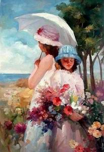 Character A oil painting