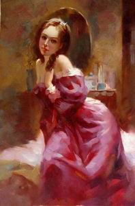 Character A oil painting