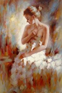 Character A oil painting