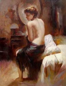 Character A oil painting