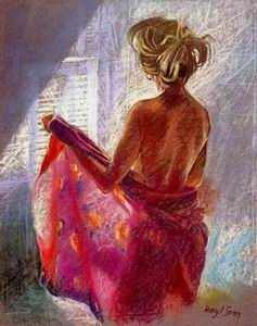 Character A oil painting