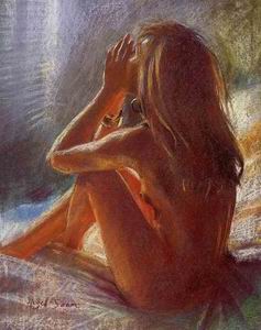 Character A oil painting