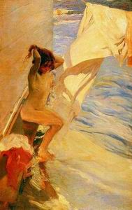 Character A oil painting