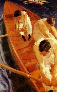 Character A oil painting