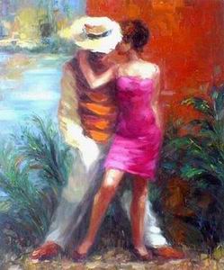 Character A oil painting