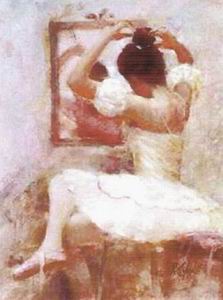 Character A oil painting