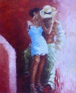 Character A oil painting