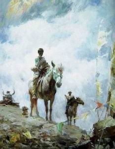 Character A oil painting