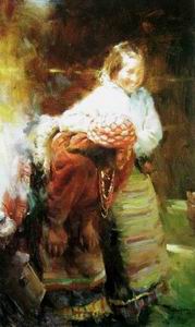 Character A oil painting