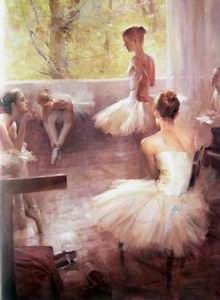 Character A oil painting