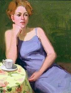 Character A oil painting