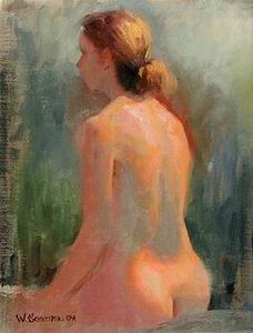 Character A oil painting