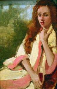 Character A oil painting