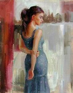 Character A oil painting