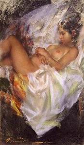 Character A oil painting