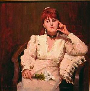 Character A oil painting