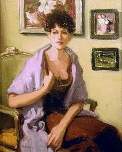 Character A oil painting