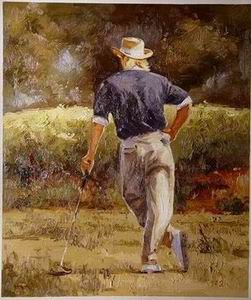 Character A oil painting