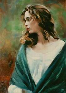 Character A oil painting