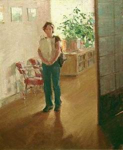 Character A oil painting