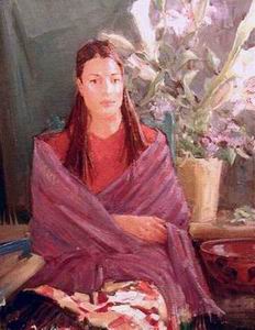 Character A oil painting