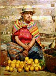 Character A oil painting