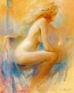 Character A oil painting