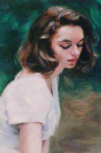 Character A oil painting