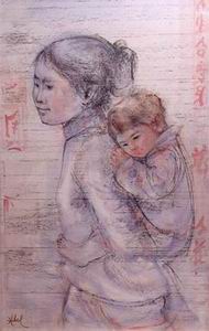 Character A oil painting