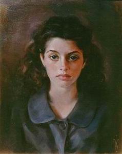 Character A oil painting