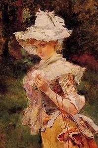 Character A oil painting