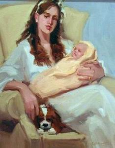 Character A oil painting