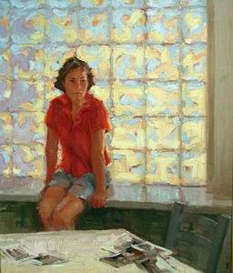 Character A oil painting