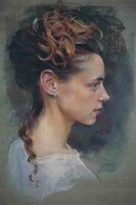 Character A oil painting