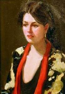 Character A oil painting